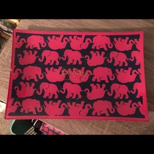 Lilly Pulitzer Glass Catchall Tray -LARGE